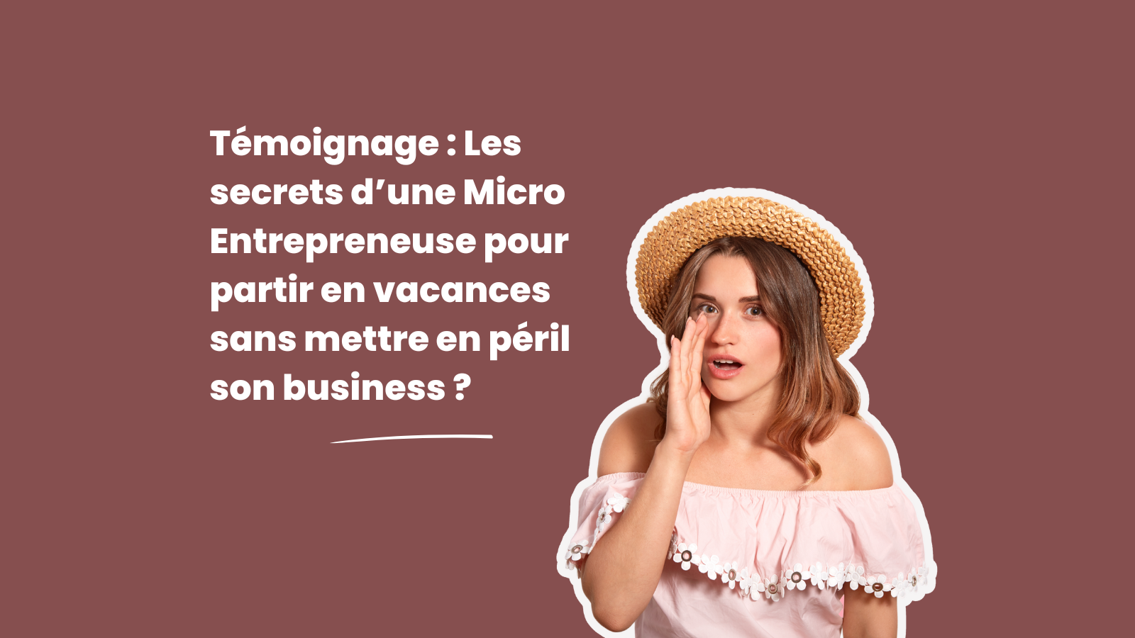 Prendre des Vacances quand on est auto-entrepreneur